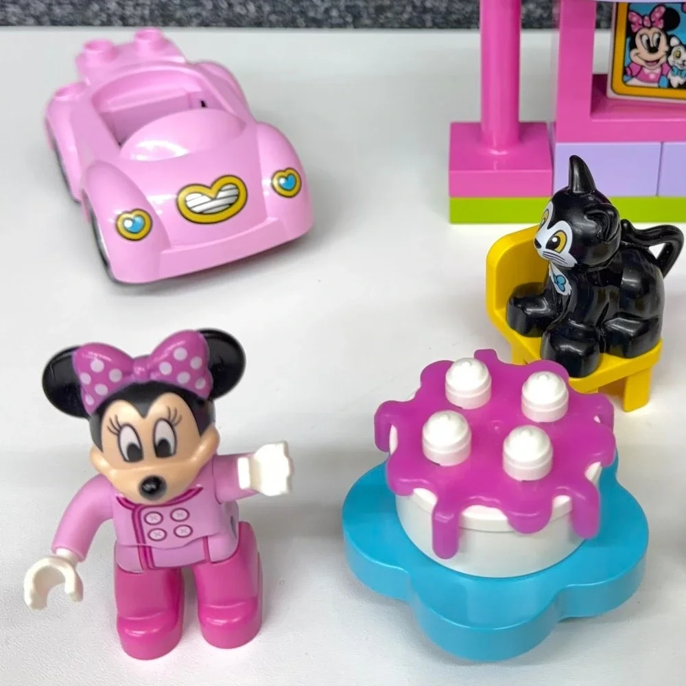 LEGO Duplo Disney Minnie's Birthday Party 10873 Minnie Mouse‎ Figaro Cat Car Set